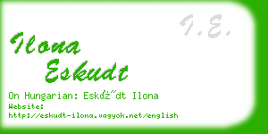 ilona eskudt business card